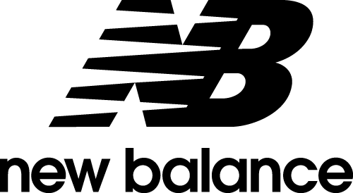 Svart version av New Balance Logotyp
