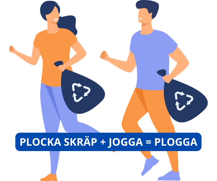 Plogga = Plocka skräp + Jogga