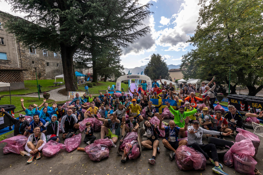 Foto från Plogging-VM 2024 i Italien