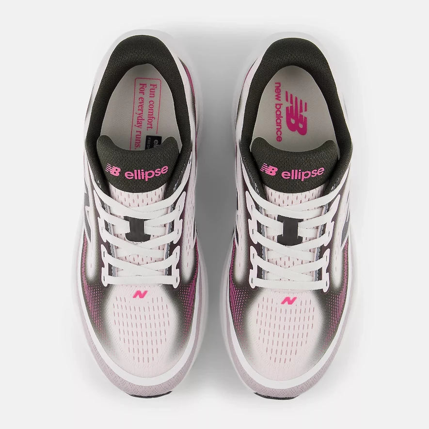 Foto som visar ovandelen i mesh på dam-skorna ur serien New Balance Ellipse v1